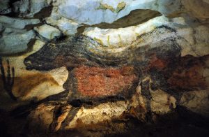 Part of Lascaux cave drawings