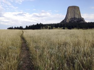 Devils Tower in northeastern Wyoming