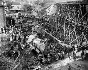 The wreck of the 'Old 97' in Danville, Virginia (AP Photo - Richmond Times-Dispatch,Williams Studio)