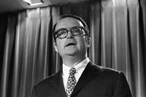  William D. Ruckelshaus resigned as deputy attorney general after President Nixon fired special Watergate prosecutor Archibald Cox. (AP Photo)