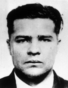 This is Charles 'Pretty Boy' Floyd, the notorious bank robber and mass murderer in 1932, exact date and location unknown (AP Photo)