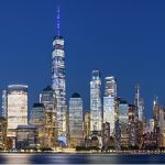 One World Trade Center at night