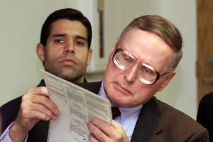  In Deland, Florida, Judge Michael McDermott and a small group were reviewing questionable ballots to determine the intent of the voter (AP Photo-Tony Gutierrez)