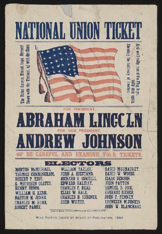 National Union Party Ticket