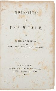 Moby Dick or The Whale published in 1851