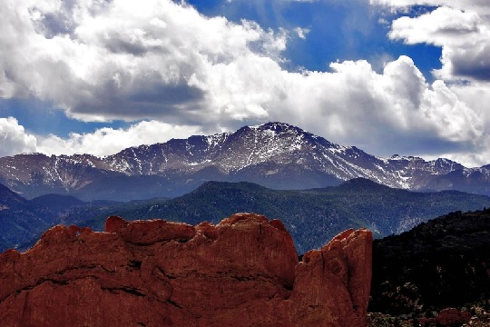 Explorer Zebulon Pike sighted this mountaintop shooting up from the plains of Colorado, and it was later named after him - Pike's Peak (AP Photo-Ed Andrieski)