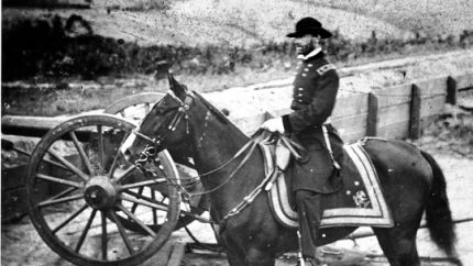 Gen. William Sherman inspects battlements at Atlanta before his March to the Sea during the American Civil War (AP Photo)