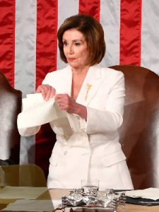 Speaker of the House Nancy Pelosi rips Donald Trump's State of the Union Address because it was full of lies