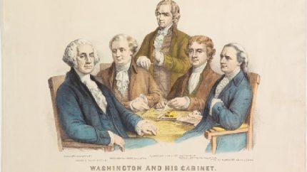 Washington and his cabinet 1791