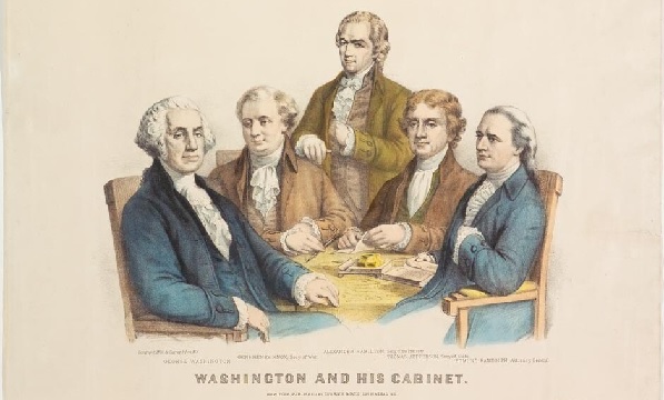  Washington and his cabinet 1791