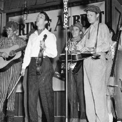 Roy Acuff performing with the Smoky Mountain Boys at the Grand Ole Opry in Nashville (AP Photo)