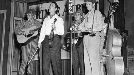 Roy Acuff performing with the Smoky Mountain Boys at the Grand Ole Opry in Nashville (AP Photo)