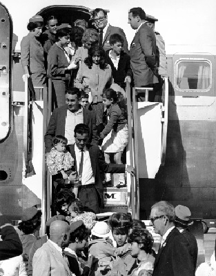  The first of 82 Cuban refugees to arrive from Varadero, Cuba to Miami, Florida, on December 1, 1965 (AP Photo)