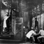 The final scene of the original Broadway production of 'A Streetcar Named Desire' with Marlon Brando, Kim Hunter, and Jessica Tandy as Blanche (AP Photo)