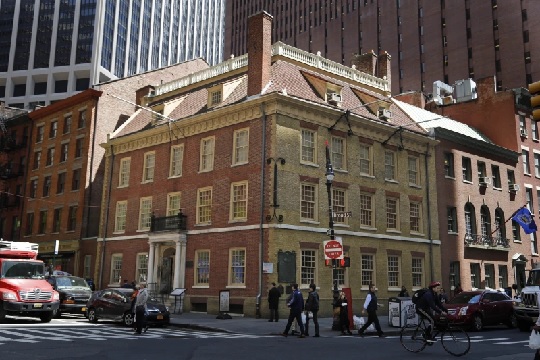 Fraunces Tavern in lower Manhattan where George Washington bade farewell to his officers (AP Photo - Seth Wenig)