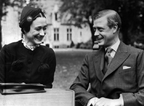 The Duke of Windsor and Mrs. Wallis Warfield Simpson near Tours, France, where they would soon get married (AP Photo)