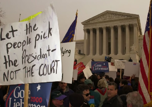 By overruling the Florida courts decision to hand count votes, the Supreme Court essentially selected the next president.