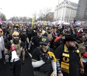 Supporters of the failed incumbent president rally to overturn the election won by Joe Biden and Kamala Harris (AP Photo - Luis Alvarez)