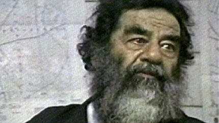 Saddam Hussein soon after his capture near Tiktit, Iraq (AP Photo - US Military via APTN)