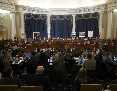 Articles of impeachment goes to full House after Judiciary panel approves charges of abuse of power, obstruction of Congress (AP Photo - Patrick Semansky, Pool)