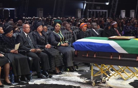 Nelson Mandela was buried at his ancestral home in Qunu after a state funeral