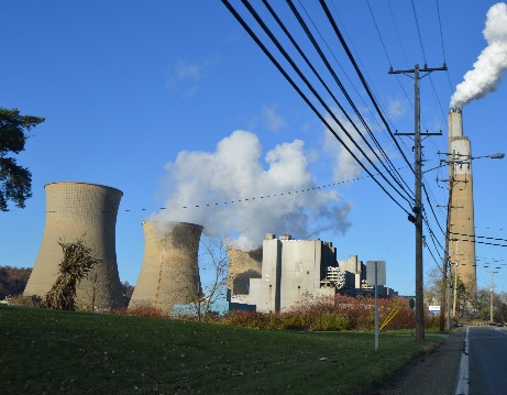 Shippingport Atomic Power Station in Pennsylvania, the first nuclear facility to generate electricity in the US