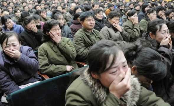 North Koreans grieve on command at death of Kim Jong Il, ready for son, Kim Jong Un