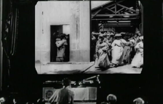 First Commercial Screening Of Movies By Lumiere Brothers