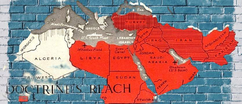 Eisenhower Doctrine was designed to stop Communism from spreading to the Middle East