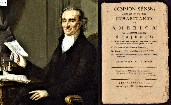  Thomas Paine published Common Sense