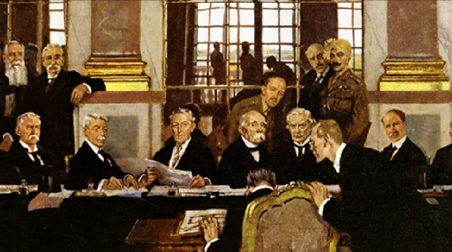 With the Treatry of Versaille, the next step was to create the league of nations