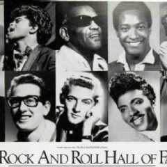 The Rock and Roll Hall of Fame inducts its first members