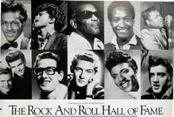  The Rock and Roll Hall of Fame inducts its first members