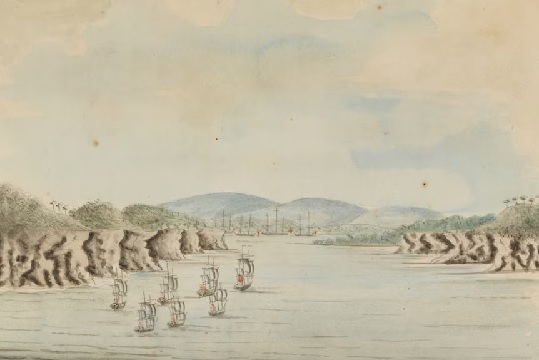 Many descendants of the First Fleet remember January 26, 1788, with pride (William Bradley-State Library of NSW, public domain)