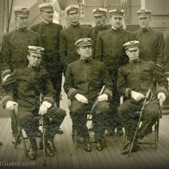 The Coast Guard got its name when the Revenue Cutter Service was merged with the U S Life-Saving Service