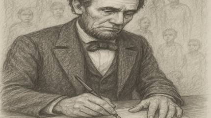 Lincoln Signs 13th Amendment 1