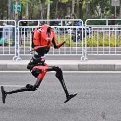 Robot In Beijing Marathon